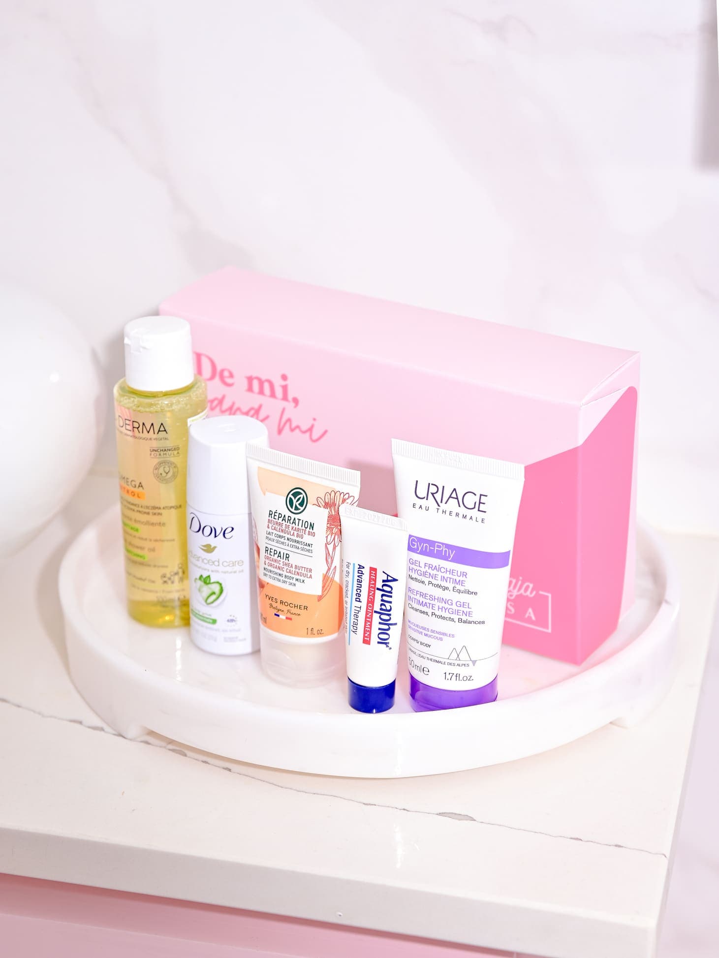Rutina de bienestar personalizada con productos de La Caja Rosa