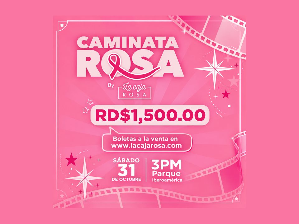Boleta Caminata Rosa